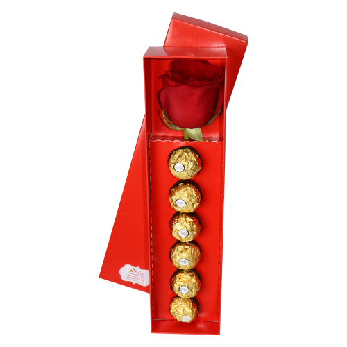 BOX ROSA E CHOCOLATE
