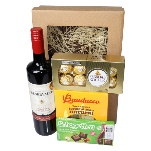 BOX VINHO E APERITIVOS