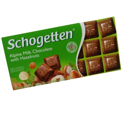 Chocolate Schogetten com Avelãs