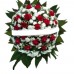 Coroa de Flores do Campo + 18 Rosas Importadas