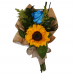 Mine Ramalhete 1 Rosas Azul e 1 Girassol