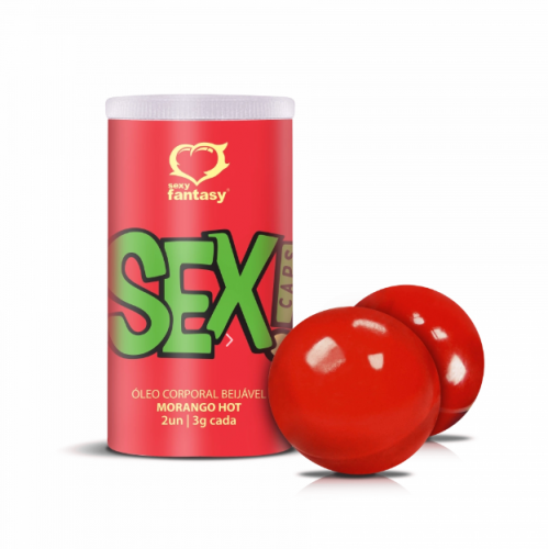 Bolinhas Explosivas Sex Beijaveis Hot Morango