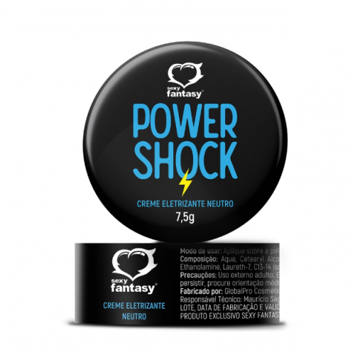 Pomada Power Shock Eletrizante Neutro 7,5g Sexy Fantasy