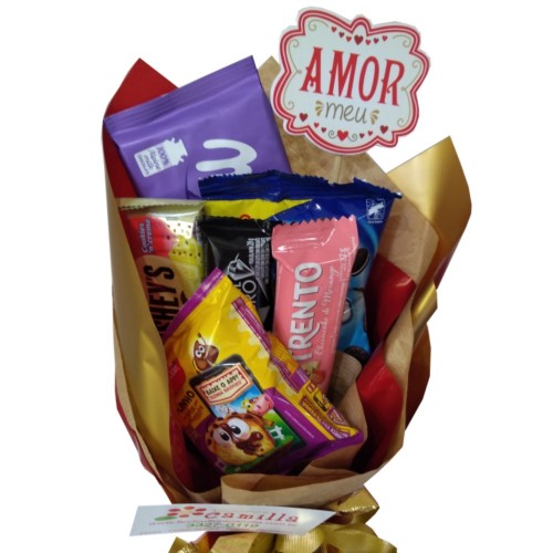 BUQUE DE CHOCOLATE “MEU AMOR”