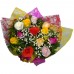 Buque de 12 Rosas Nacionais Coloridas